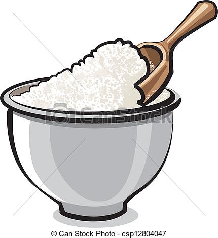 ... Flour in a bowl