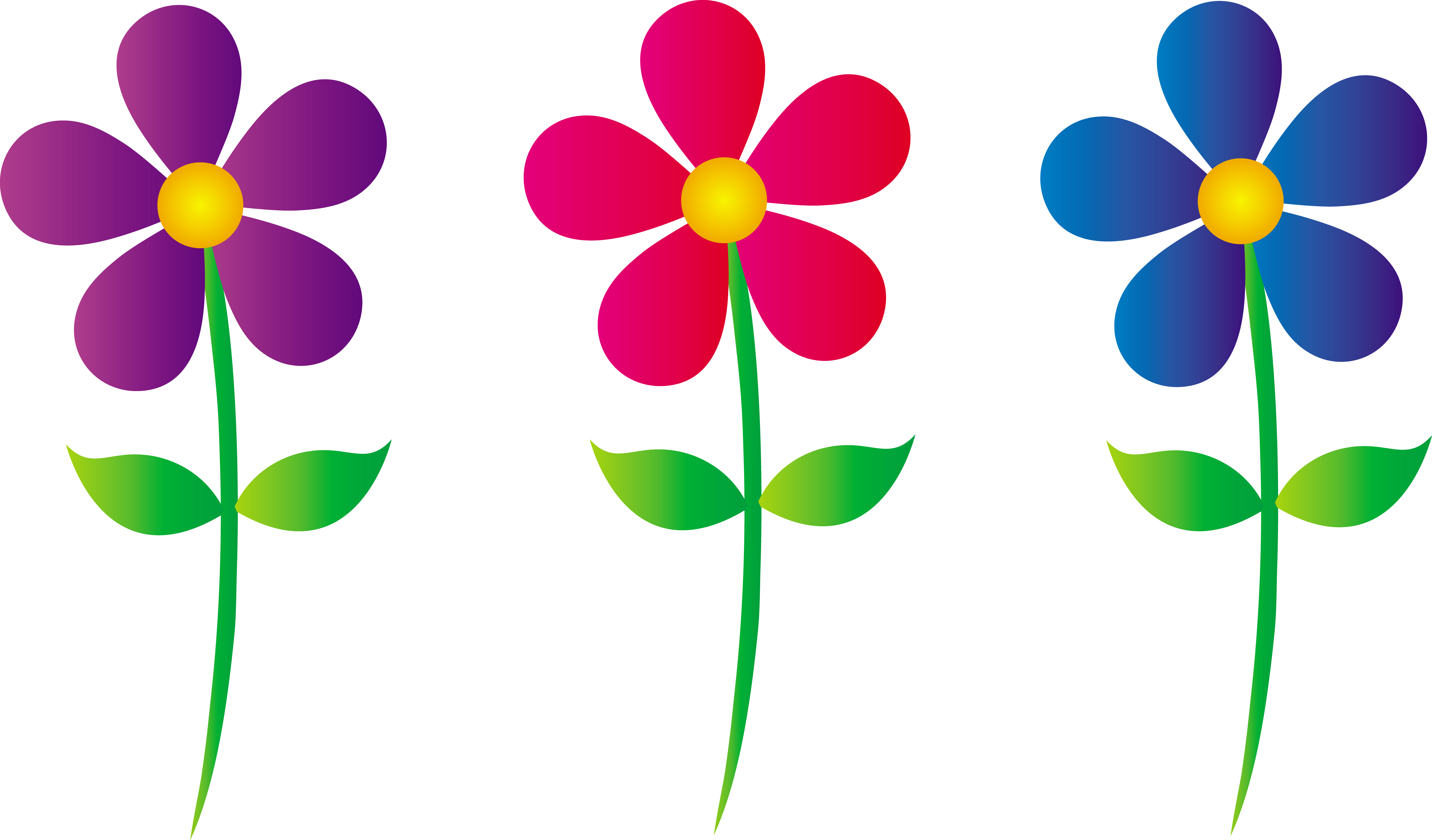 flower border clipart - Free Flower Clip Art