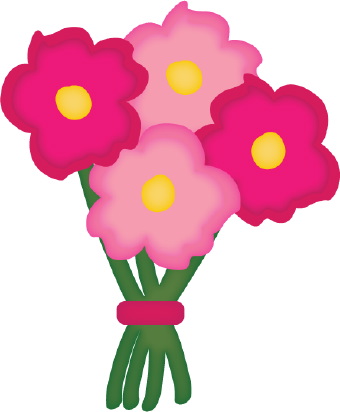 Flower Bouquet Clip Art - Bouquet Of Flowers Clip Art
