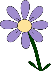 Purple Flower - Flower Clipart
