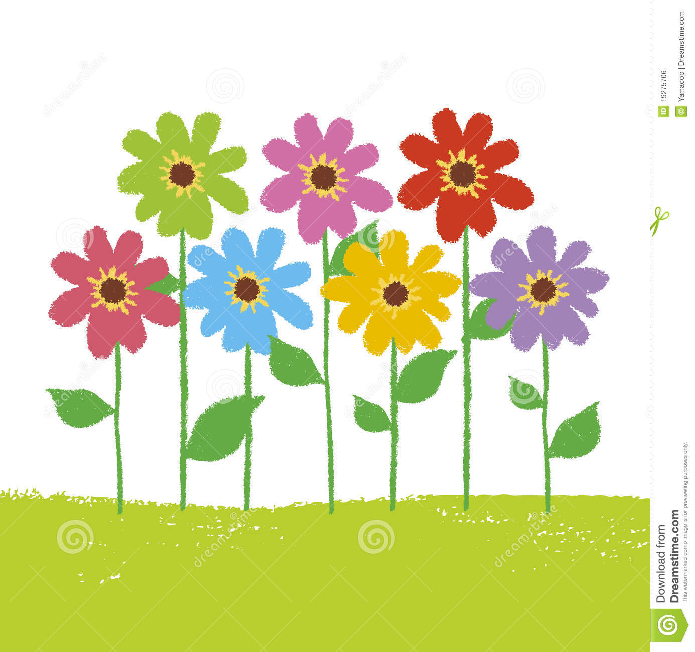 Whimsical Flower Garden with 