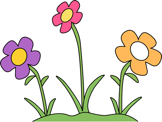 Flower Garden Clip Art Image  - Flower Garden Clipart