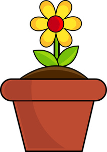 Flower Pot Clipart Clipart .