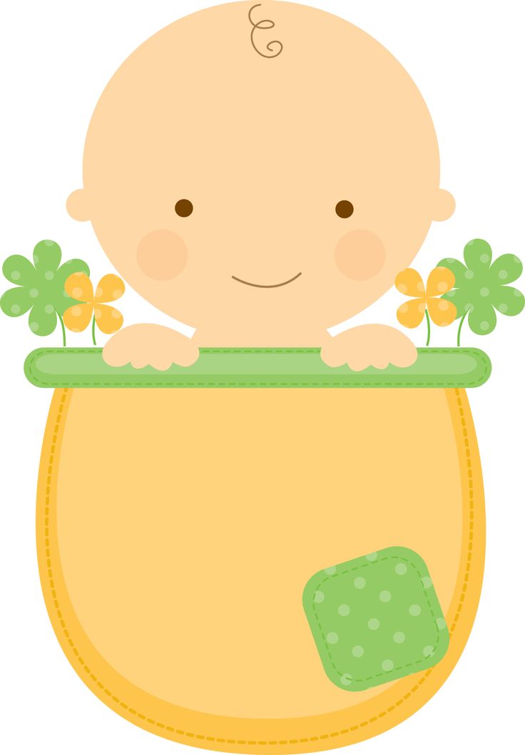 Flowerpot Babies - ClipArt.BabyInFlowerpot_Boy_Green.png - Minus