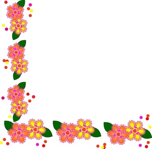 Clipart Info - Flowers Borders Clipart