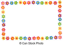. ClipartLook.com colorful flowers - colorful flower border and frame