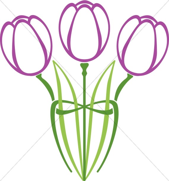Mothers Day Flowers - Flowers Borders Clipart