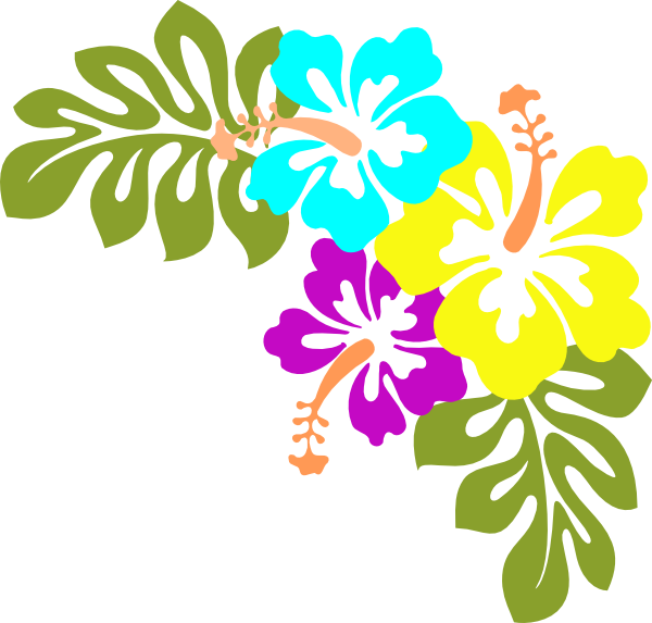 Flowers Clip Art At Clker Com - Tropical Flower Clip Art