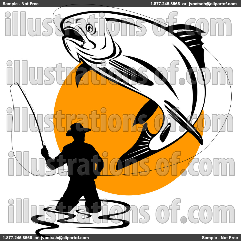 Fly Fishing Clip Art Fishing  - Fly Fishing Clipart