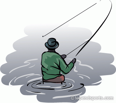 fly fishing clipart - Fly Fishing Clipart