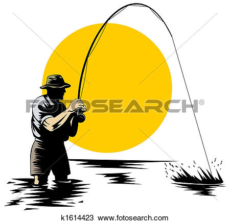 Fly fishing - Fly Fishing Clip Art