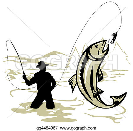 Fly fishing u0026middot; Fly  - Fly Fishing Clip Art
