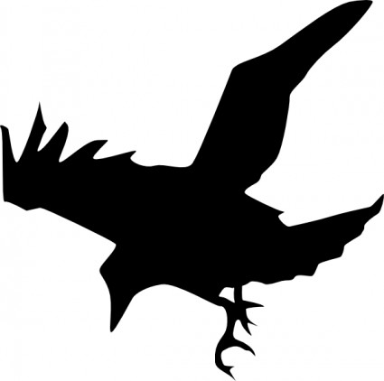 Flying bird . - Flying Bird Clip Art