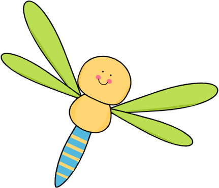 Flying Dragonfly - Clipart Dragonfly