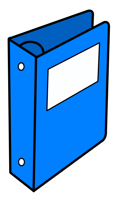 Binders And Folders Clipart #1