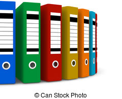 Color folders Clip ClipartLook.com 