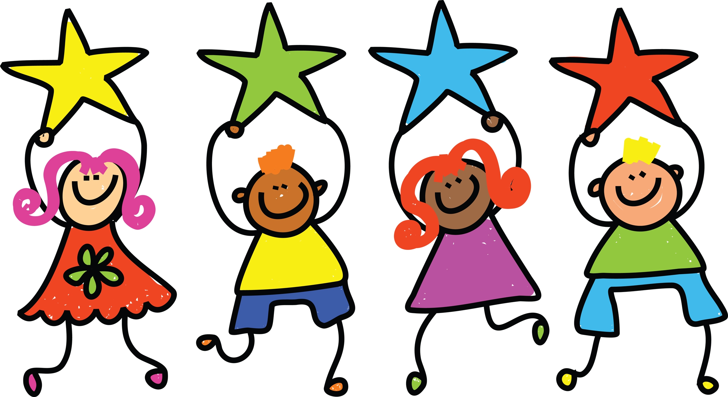 Students working free clipart