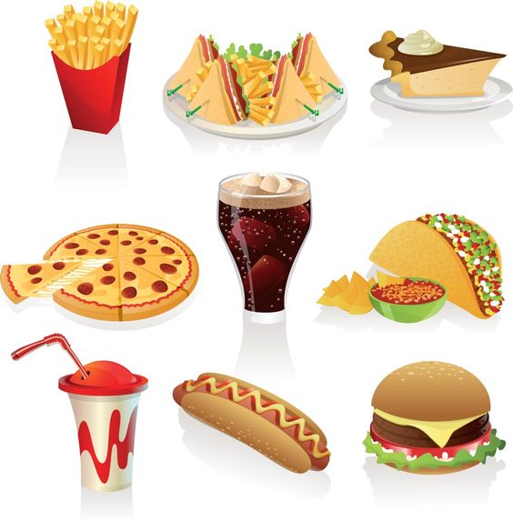 Fast Food Clip Art - Clipart 