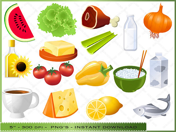 Food Clipart Clip Art Of Heal - Healthy Food Clipart