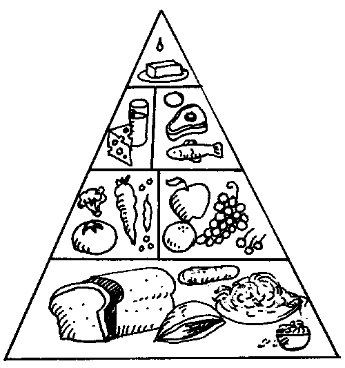 Food Pyramid Clipart