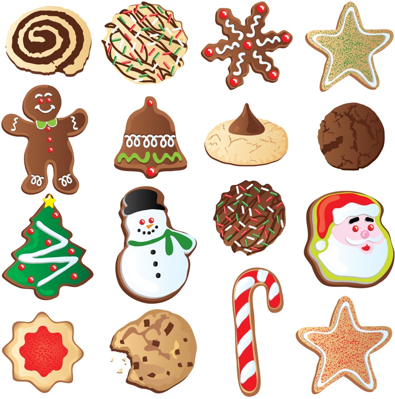 Free christmas cookies clipar