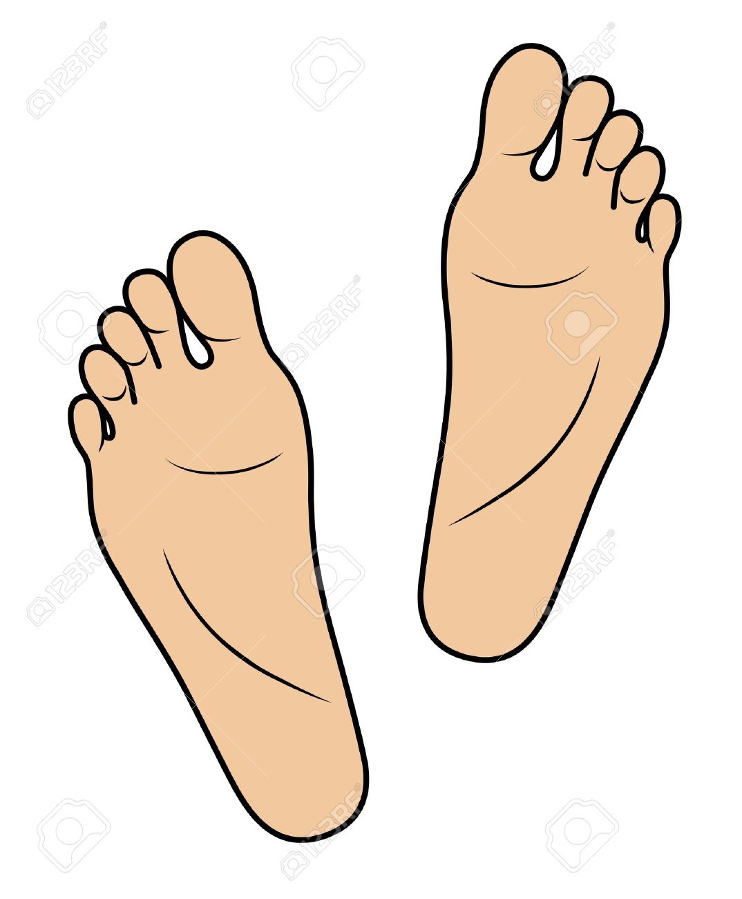 Kicking foot clipart free cli