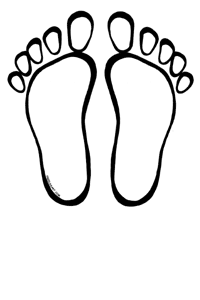 Foot Clipart | Free Download  - Clipart Feet
