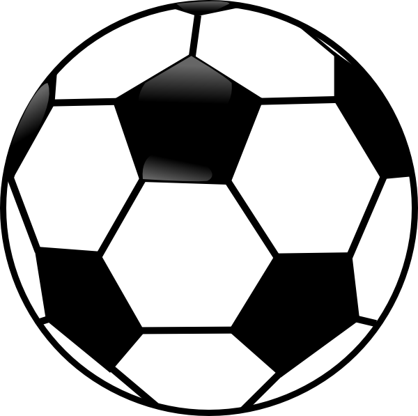 football clipart black and white