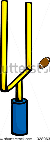 football field goal kick - Field Goal Clipart