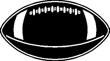 Football black and white images for football clip art
