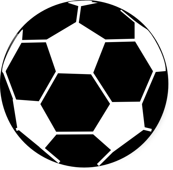 Football Clipart Black And Wh - Black And White Football Clipart