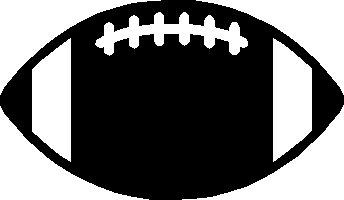 Football clipart black and white free clipart images 4
