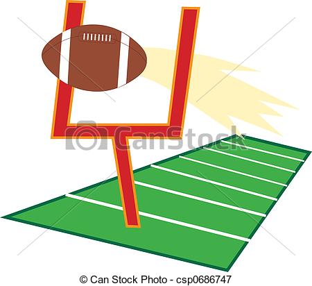 Football Field - Football goi - Goal Post Clip Art