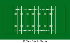 ... football field - lay-out  - Clipart Football Field