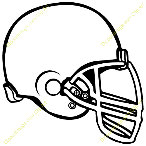 Football helmet clipart free 