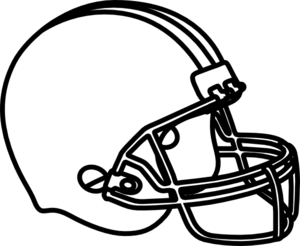 Football Helmet Clipart Black And White Clipart Panda Free Clipart
