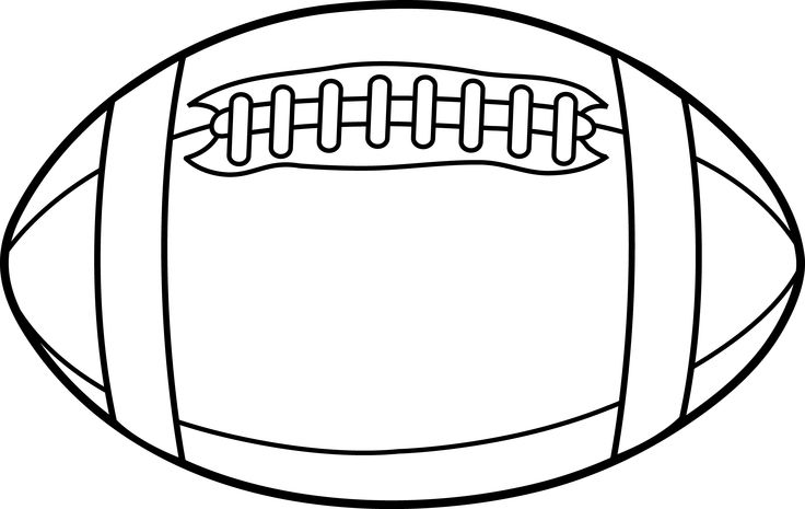 Football outline clipart 2 - Football Outline Clip Art