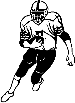 Football Player Clip Art - Free Clipart Football