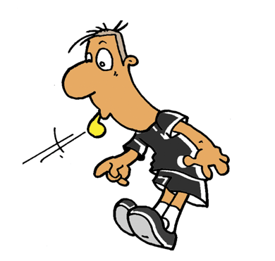 Basketball Referee Clipart #1