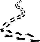 Footprints; footprints - Footprints Clipart