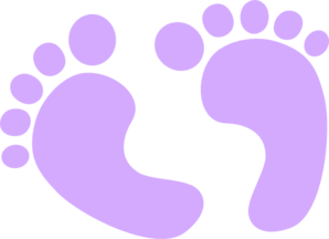 footstep clipart - Clipart Baby Shower