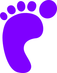 footstep clipart u0026middot; - Foot Print Clip Art