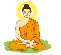 Vector Clipart Of Buddha Csp1