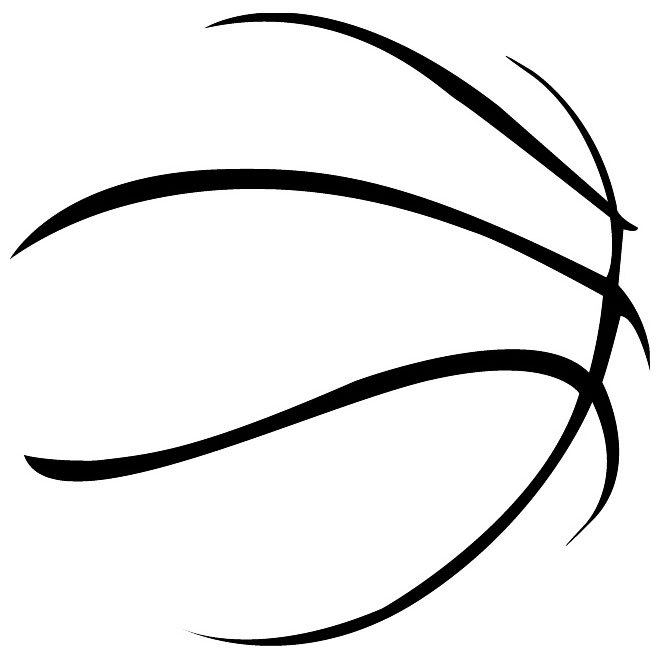 For u0026gt; Basketball Outli - Basketball Outline Clip Art