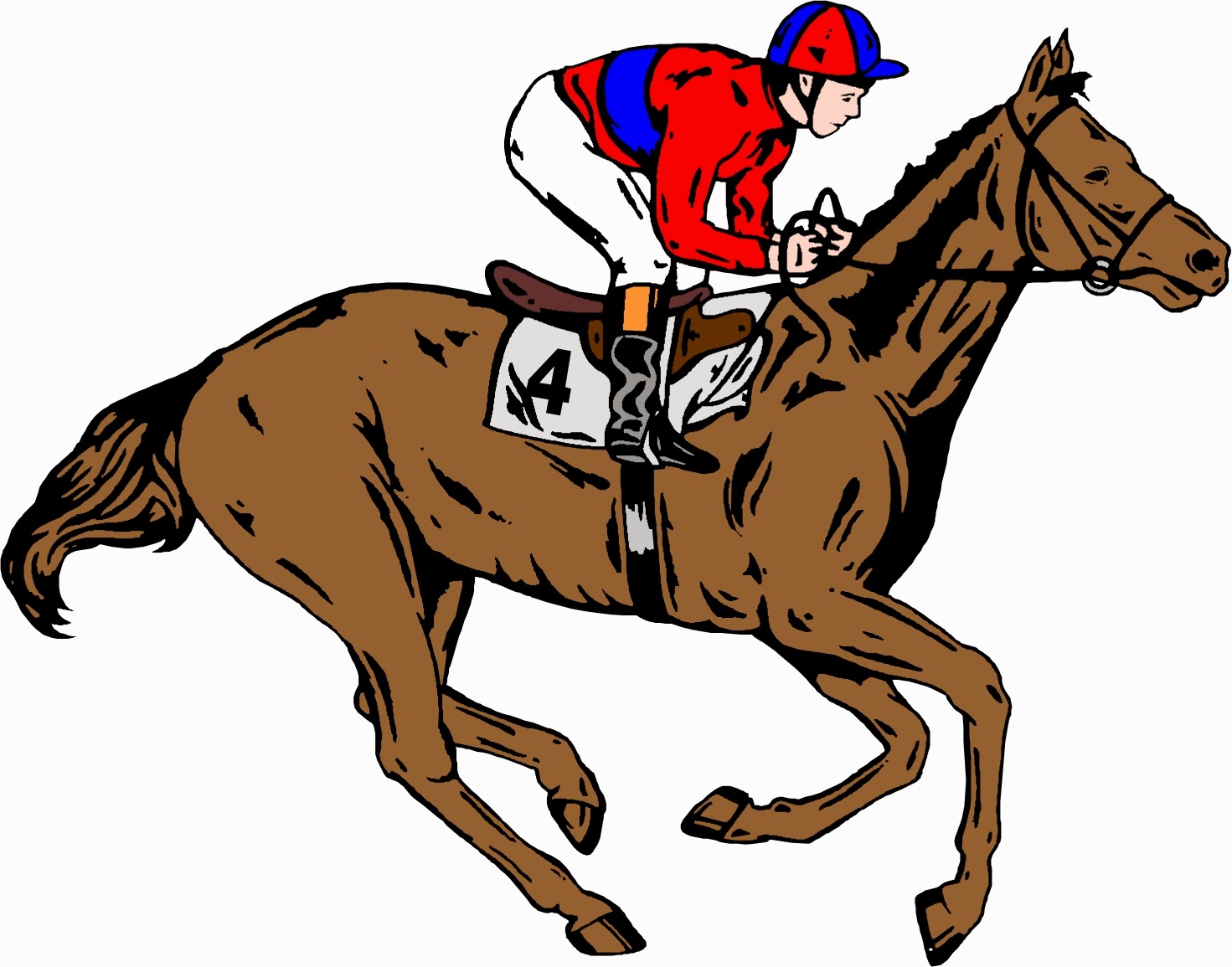 For u0026gt; Horse Racing Clipart .