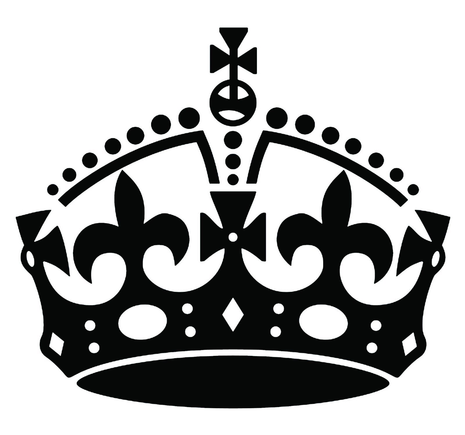 Royal Purple Keep Calm Crown 