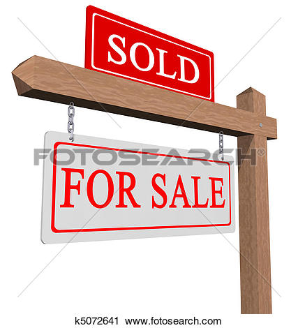 For sale and sold sign - Sold Sign Clipart