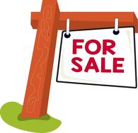 for sale sign post clipart. Size: 40 Kb