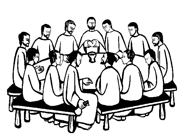 For the Last Supper Clip Art