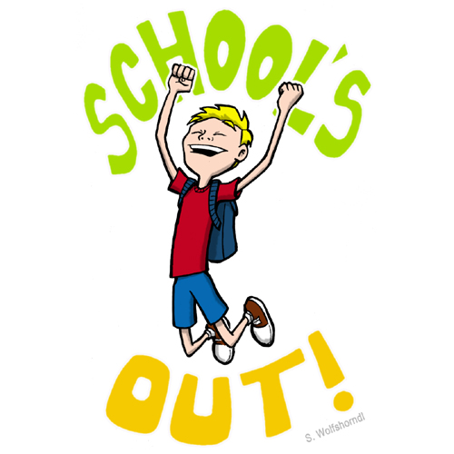 For third; Schools Out Clipart ...